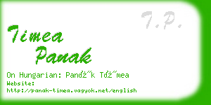 timea panak business card